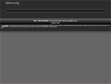Tablet Screenshot of idsca.org